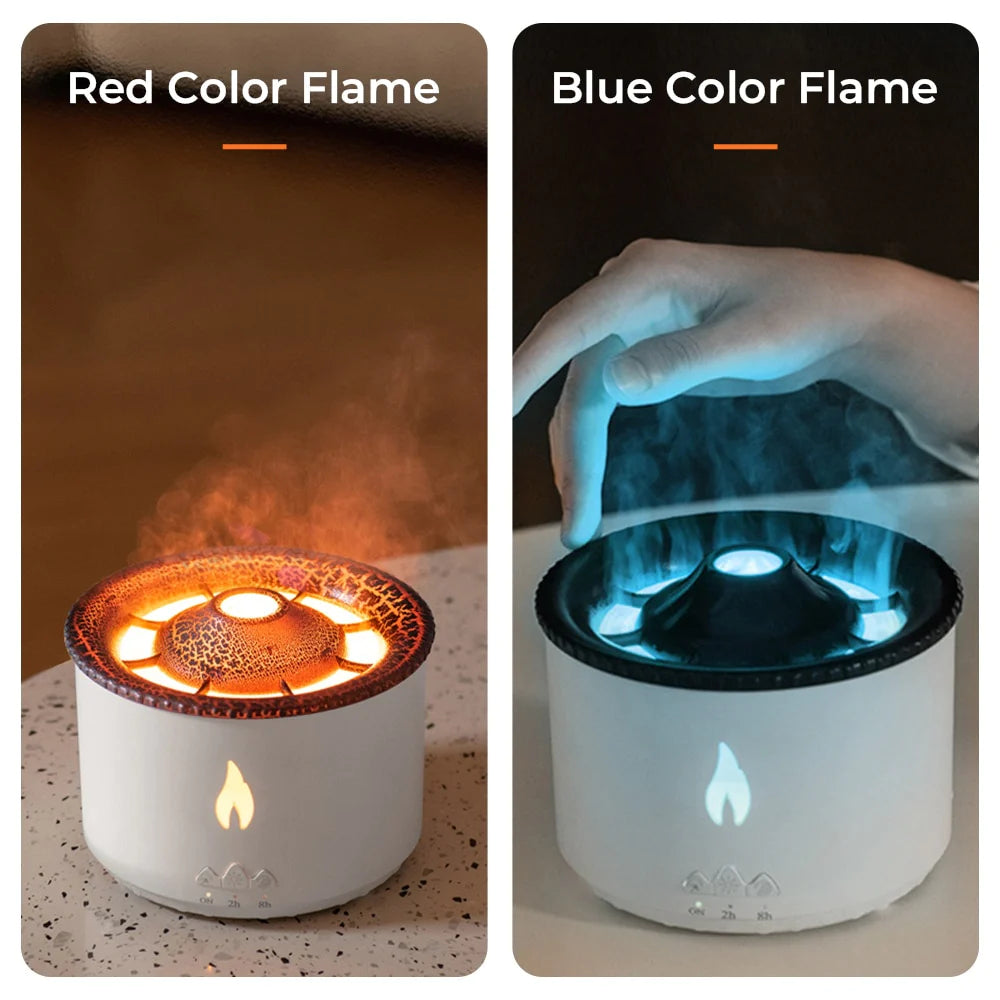 360ml Volcanic Flame Aroma Oil Diffuser